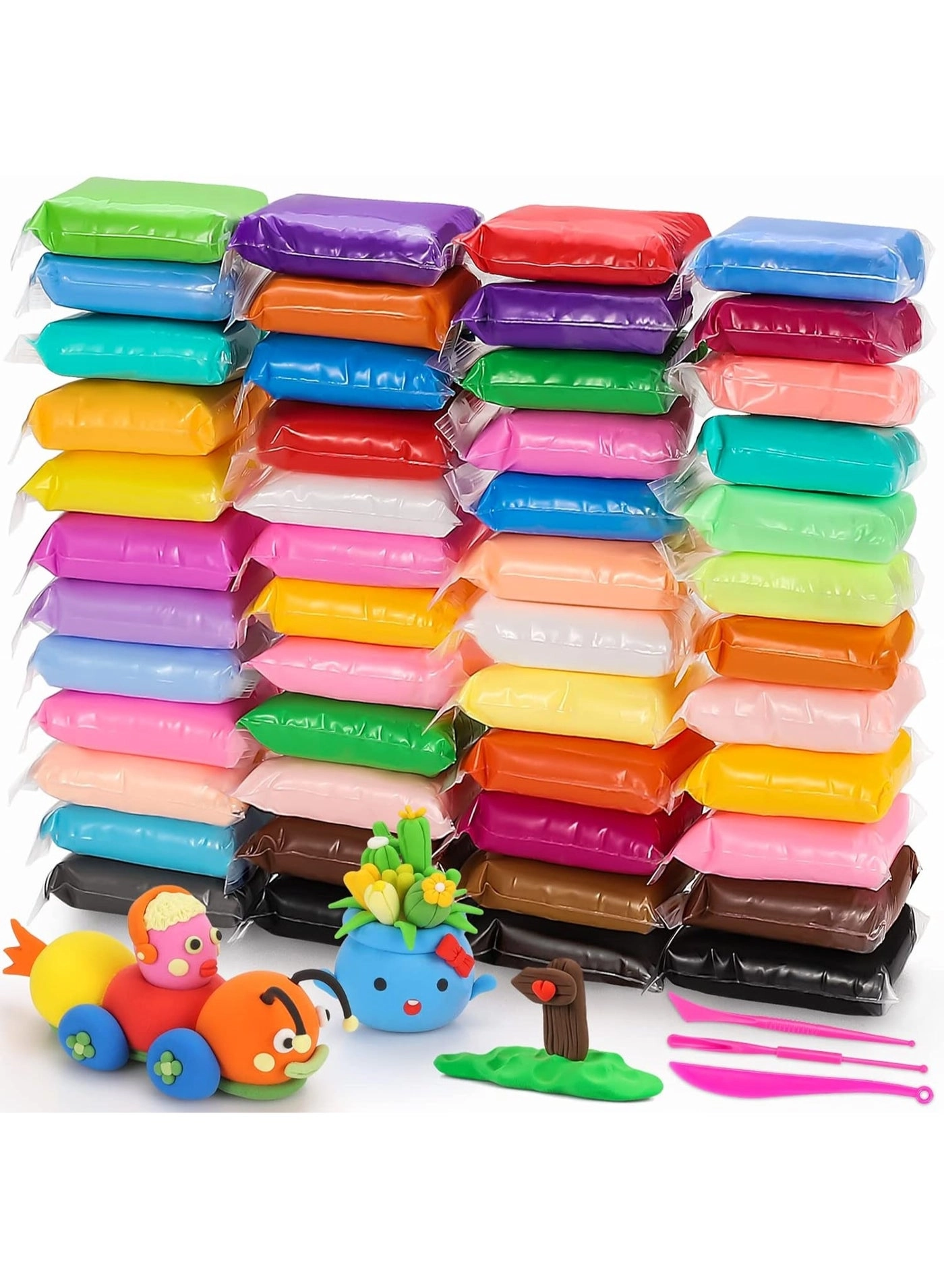 Betaoby Plasticine - Air Dry Clay 48 Colors