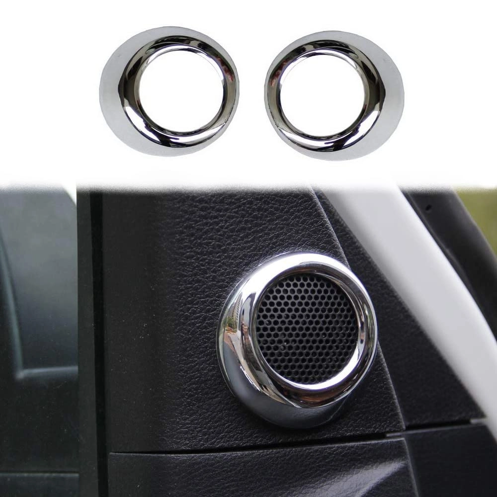 Justautotrim Interior Door Speaker Cover Trim - Toyota Tundra 2014 2015 2016 2017 2018 2019 2020 2021