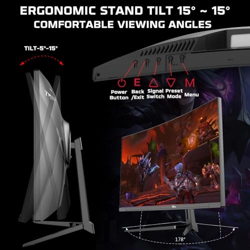 Eclipse Series Curved - TM27FHD180VA 27 inch 1080 X 1920 pixels