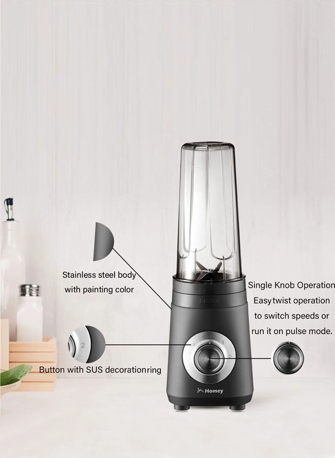 BL1403BI-GS - Stainless steel body, Plastic blending jar