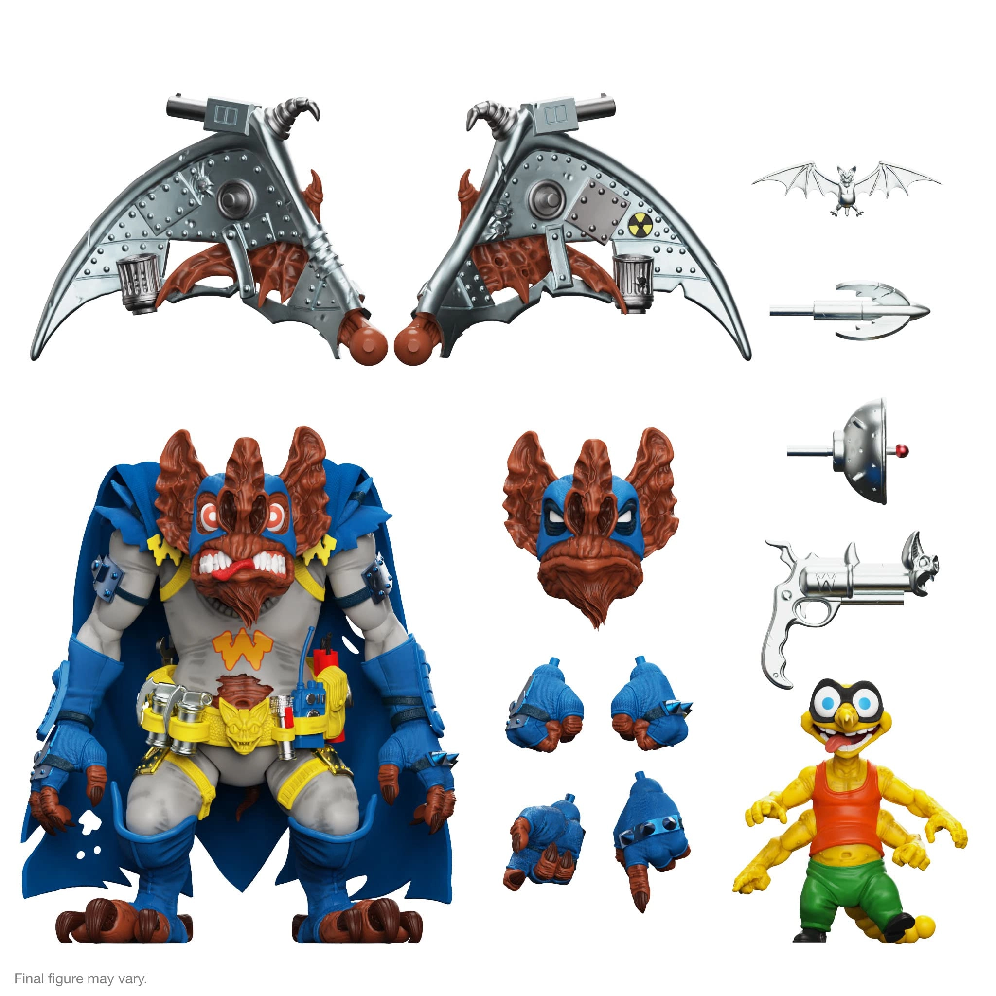 Super7 Wingnut + Screwloose - Teenage Mutant Ninja Turtles Ultimates (22.86 cm) (UL-TMNTW09-WNS-01)