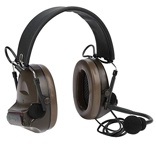 C2 Tactical Headphones - Adjustable Foldable Wired Microphone