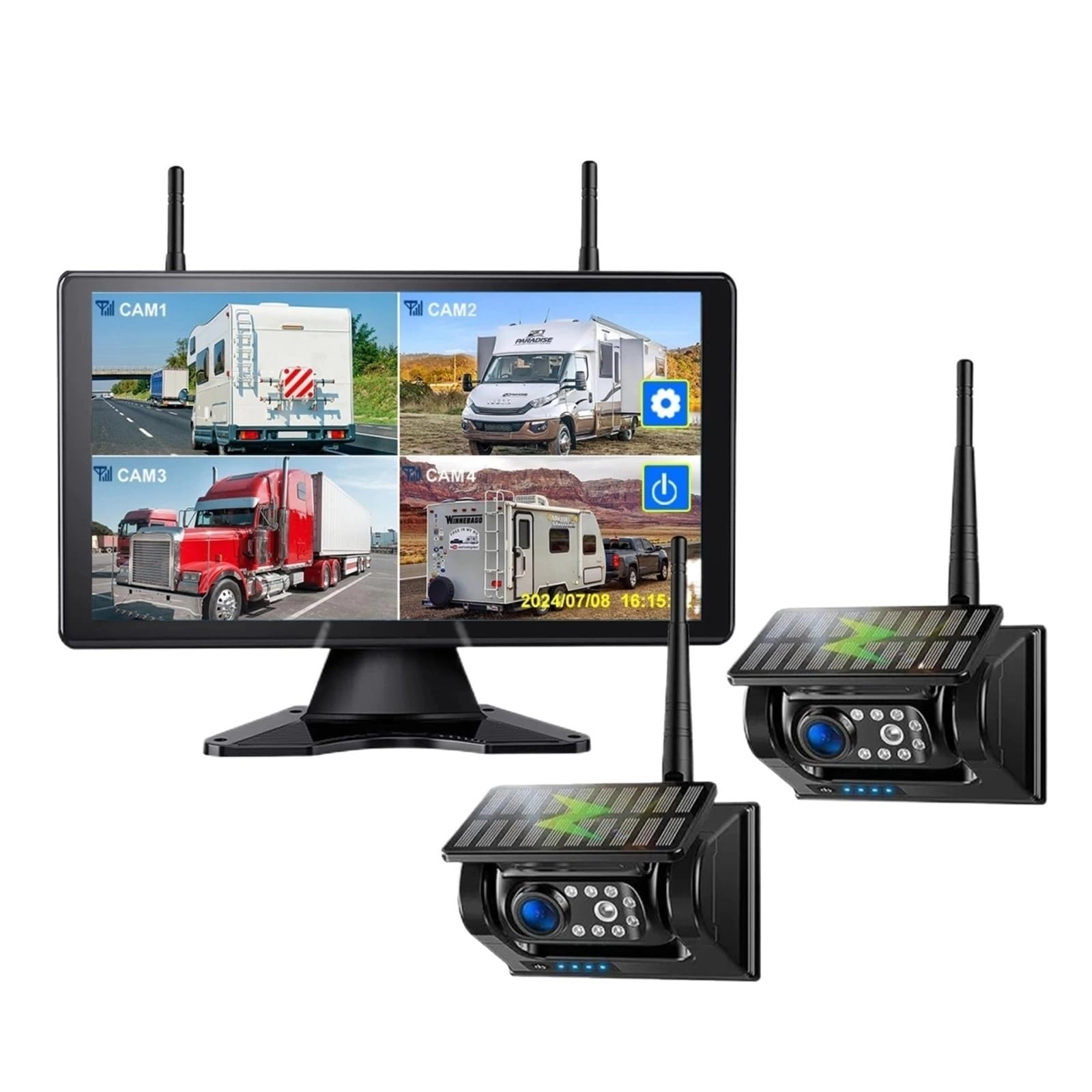SHAKLZOP Digital Wireless Recorder - 7 IR LED 1280x720 Kit
