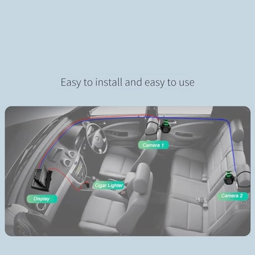 Baby Car Camera - 6.86 Inch