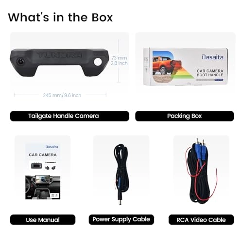 Tailgate Handle Reverse Camera - AHD1080P Wired