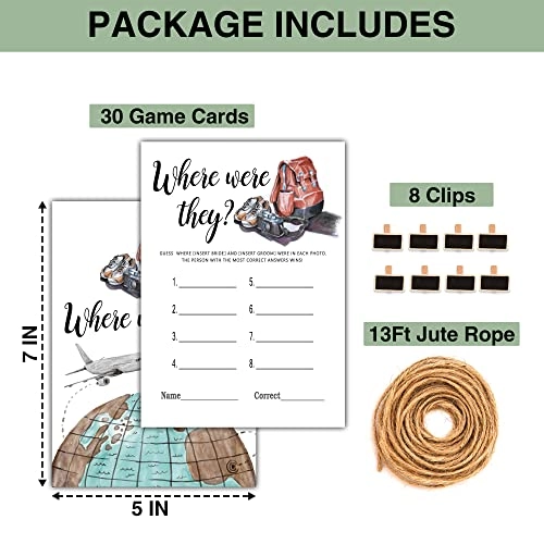 Where Were They - 30 double-sized game cards