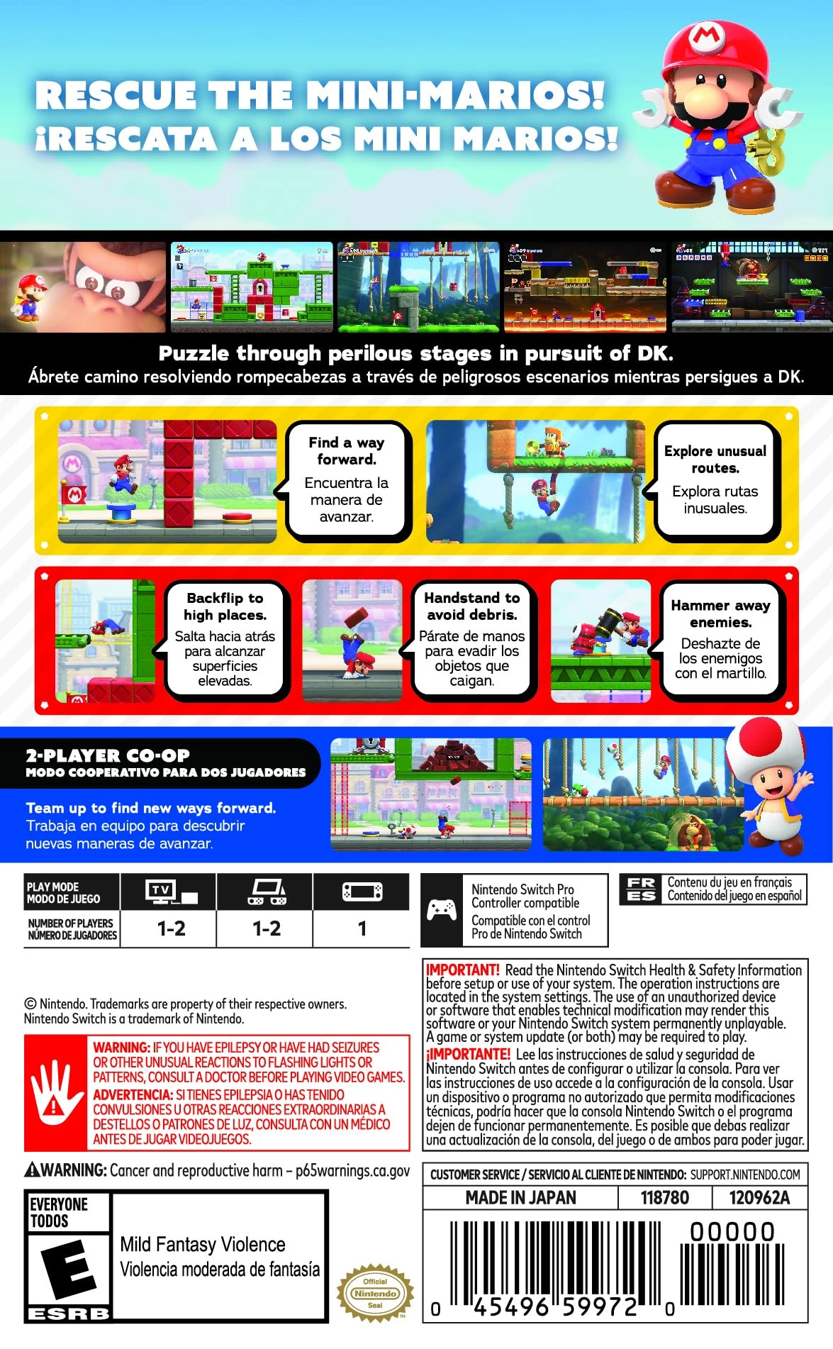 Mario Vs Donky Kong - Nintendo Switch
