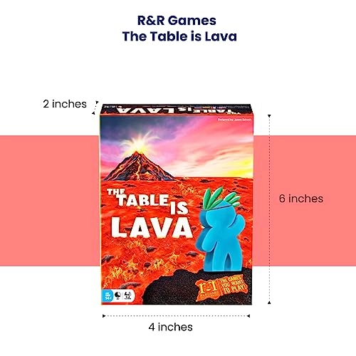 The Table is Lava - Dexterity Card Game