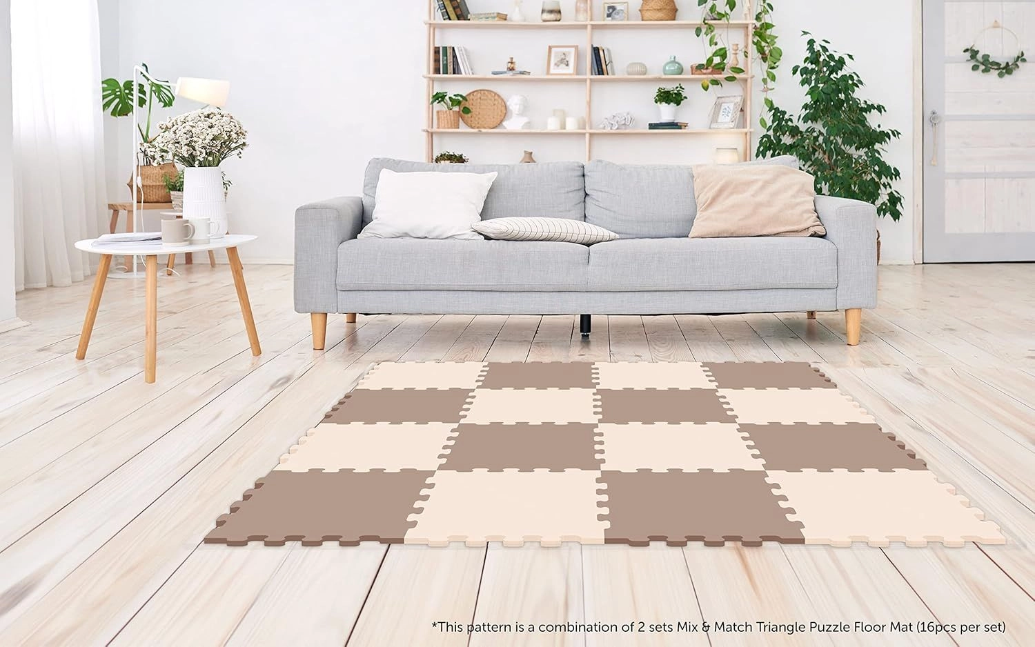 Triangle Puzzle Floor Mat - 10 Months