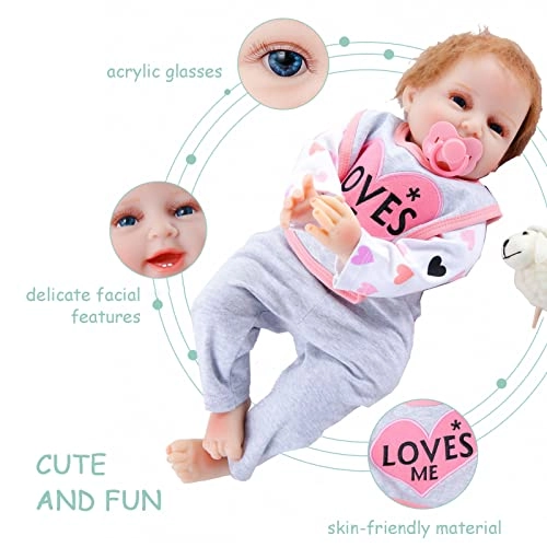 Rebirth Baby Doll - 22 Inch Weighted Yellow Short Hair Ages 3+