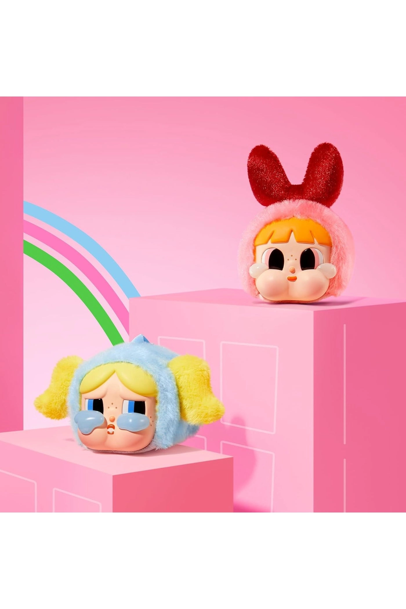 CRYBABY x Powerpuff Girls Vinyl Face Plush - Approx. 15–17cm