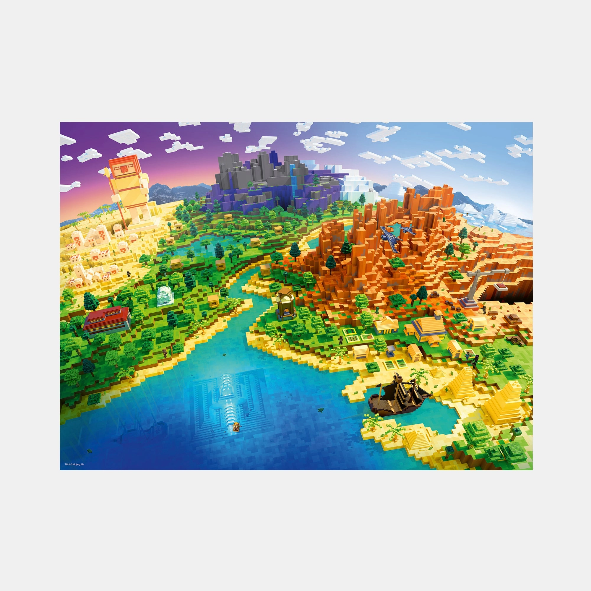 World Of Minecraft Puzzle (B363771) - 500 pcs