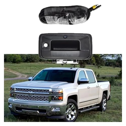Car Tailgate Handle Rear View Backup Camera - Wire