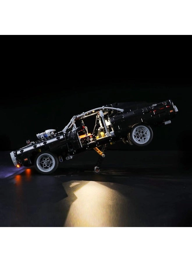Led Lighting Kit for Technic Fast & Furious Dom’s Dodge Charger - Compatible with 42111