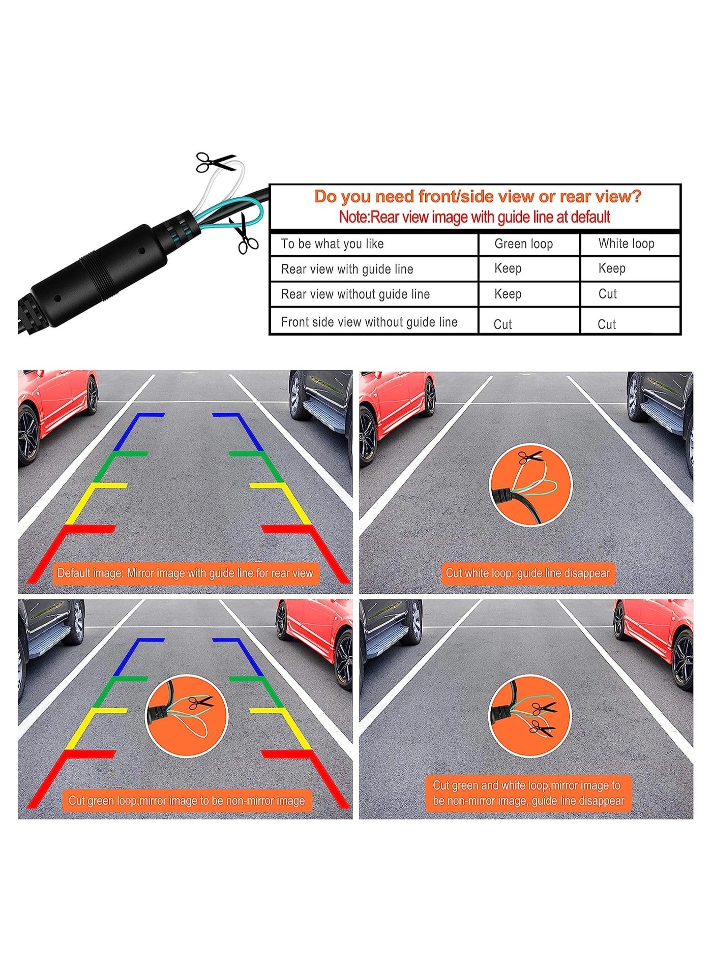 2-in-1 Reverse Backup Camera