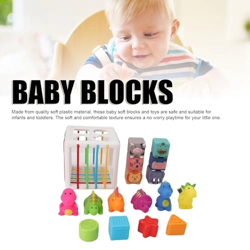 Soft Building Blocks - Dinosaurs 18 pcs