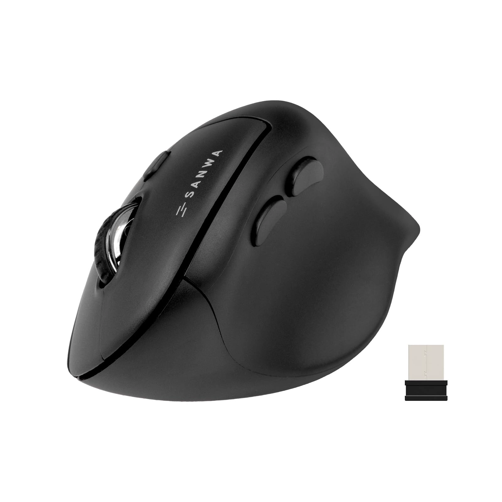 SANWA SUPPLY Multi Device Ergonomic Vertical Mouse - Bluetooth