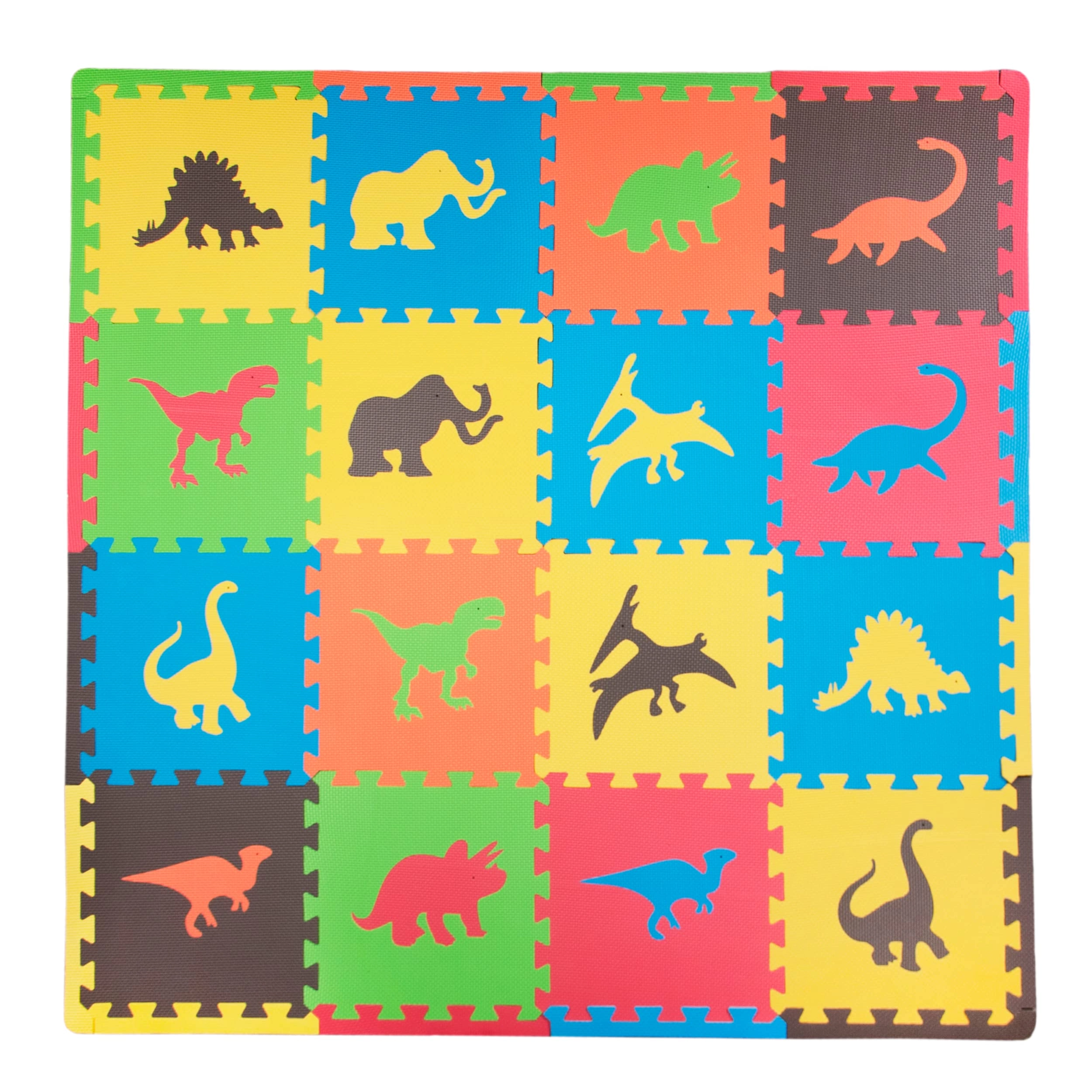 Tadpoles Dinosaur Foam Playmats - Multicolor 3 and Up