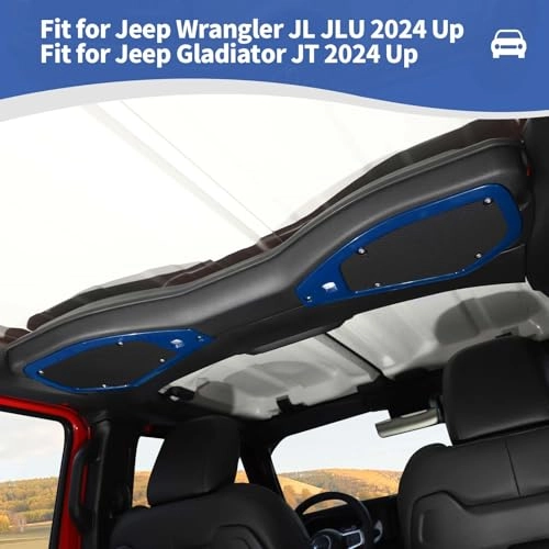 A Pillar Top Roof Speaker Trim Cover - Jeep Wrangler JL JLU Gladiator JT 2024