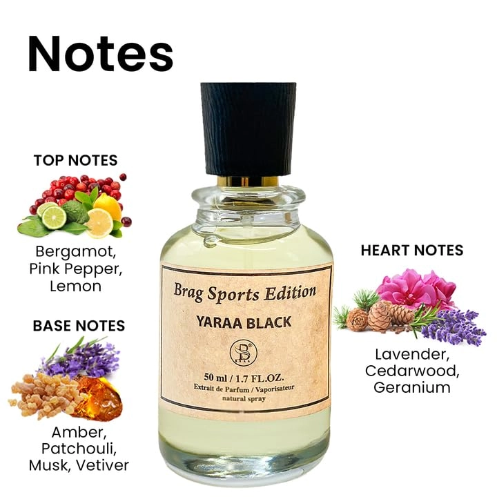 Yaraa Black Eau de Parfum 50ml