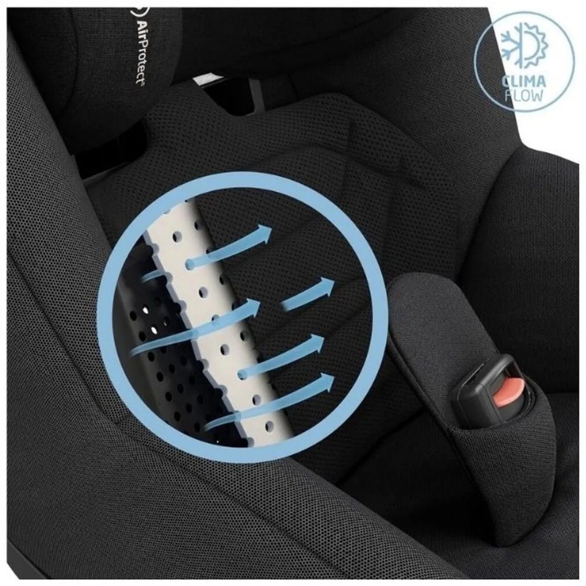 Pearl 360 Pro - Authentic Black 360° rotation 5 recline positions