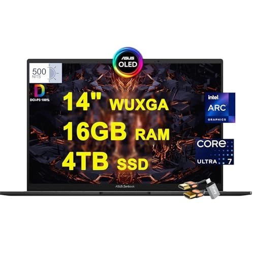 Zenbook 14 OLED - 14'' 16-core Ultra 7 155H 16GB DDR5 4TB SSD