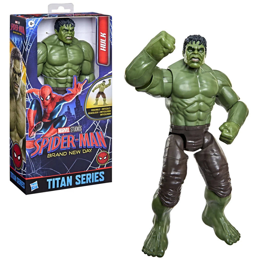 Hasbro Hulk - Spider-Man: Brand New Day Titan Series - 4+ (29.7 cm) (G2455)
