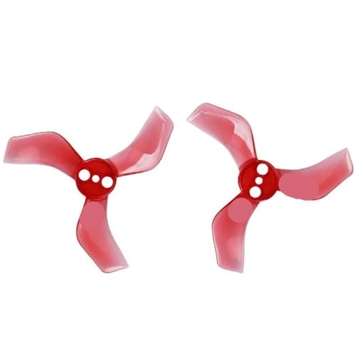 3-Blade Propellers - 4 Pairs 1.5 mm Clear Grey