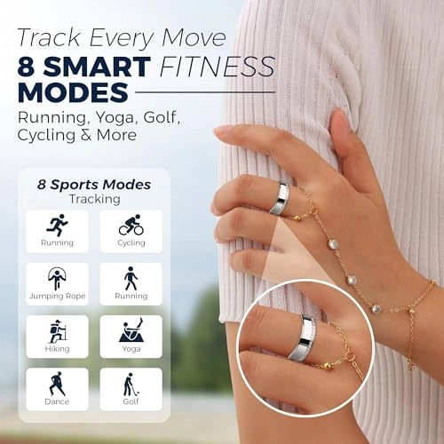 Smart Ring - 10-Day Battery IP68 Waterproof Heart Rate