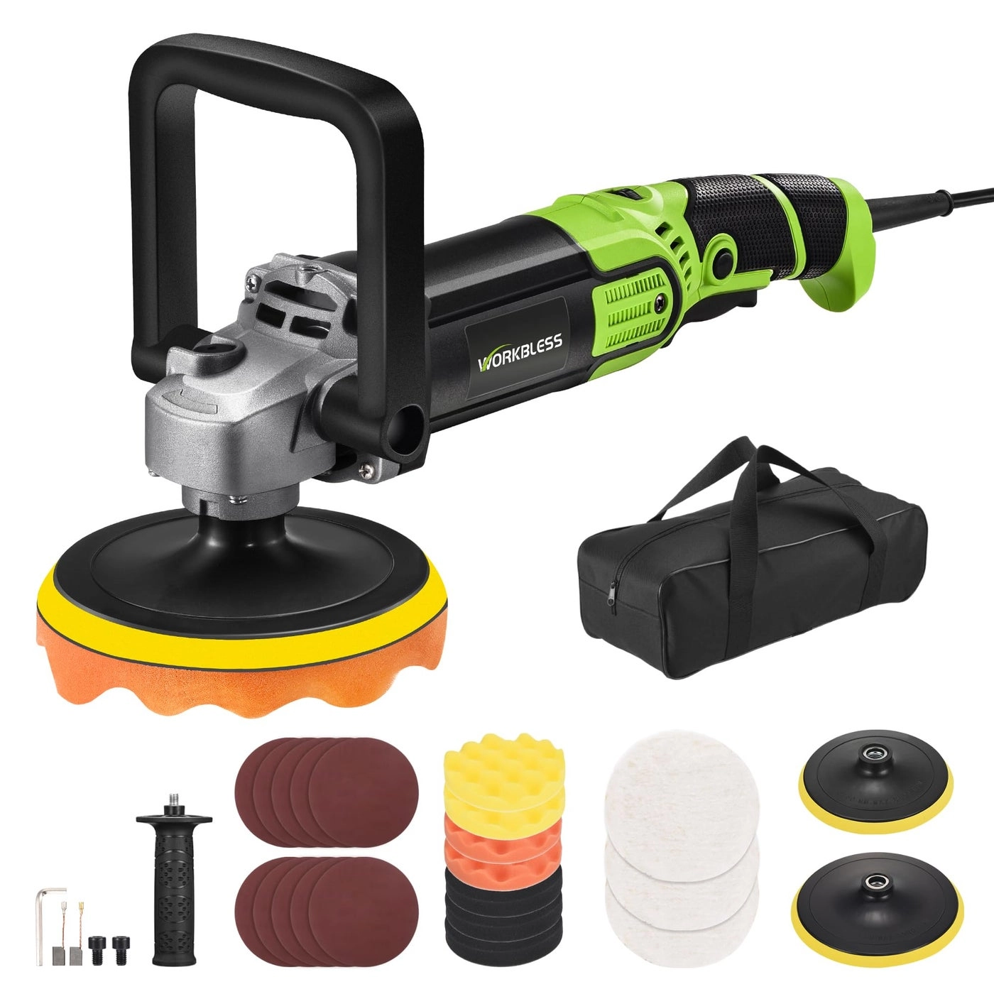 WorkBless Buffer Polisher - 1600W