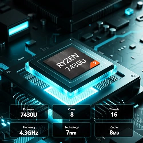 R5-7430U - 15.6'' Ryzen 5 16GB DDR4 512GB SSD