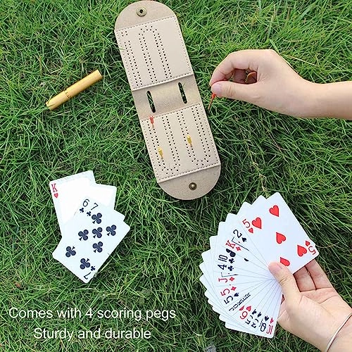 Track Game Board - PU Leather Pocket Sized