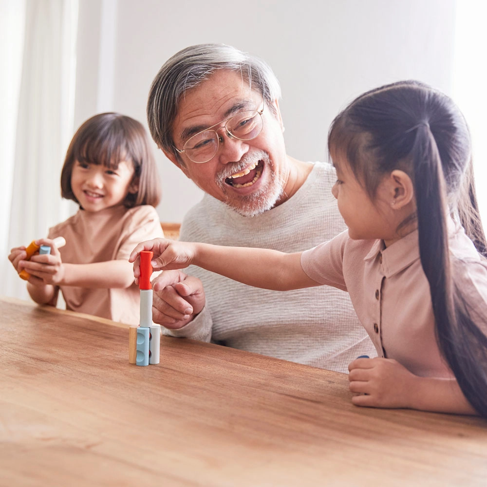 Planmini - Log Puzzle - 3 + 6 piece(s)