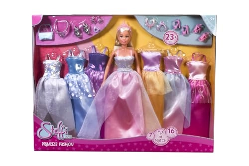 Steffi Princess Doll - 29 cm 7 Dresses Ages 3+