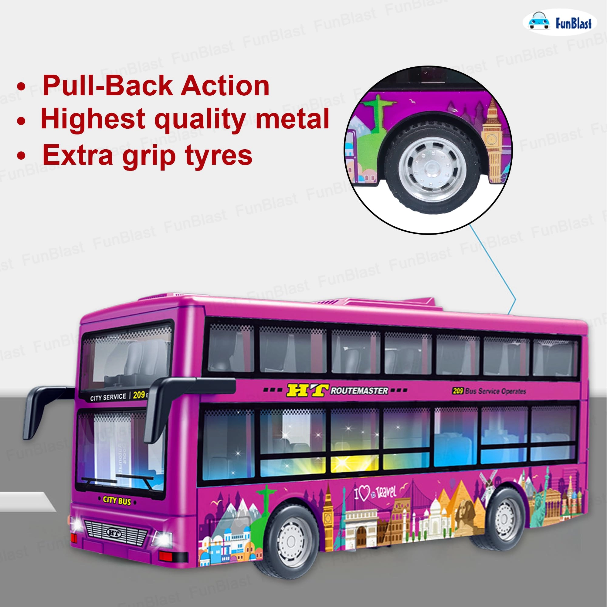 City Bus Toy - 1 Count