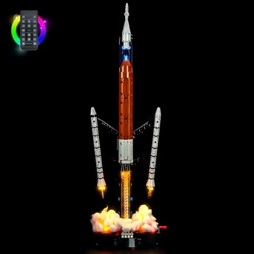 Light kit Compatible with Lego NASA Artemis Space Launch System Rocket (42221) - RC Version LED Lighting