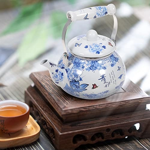 Enamel Tea Kettle - Enamel