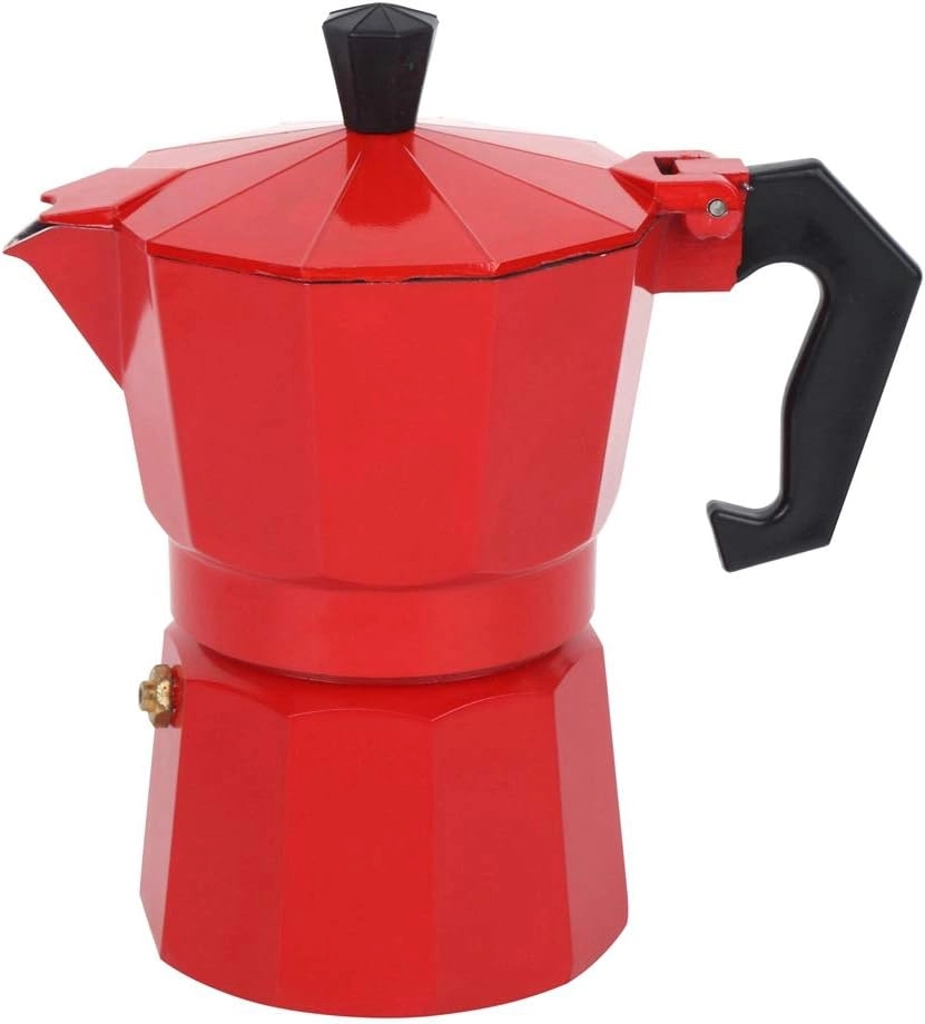 klarako Moka Pot - 6-Cup Aluminum