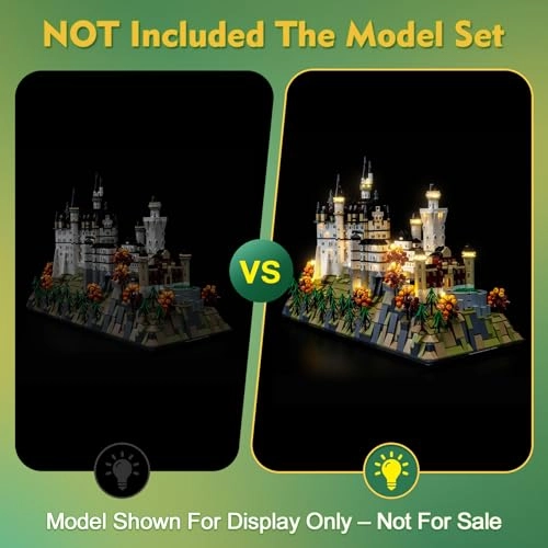 Light kit for LEGO Neuschwanstein Castle 21063