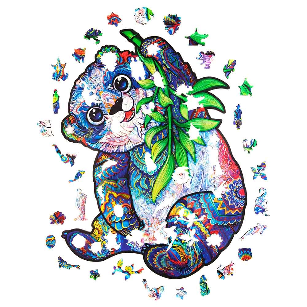 Serious Panda Wooden Puzzle (4107390-PANDA_KS) - 318 pcs