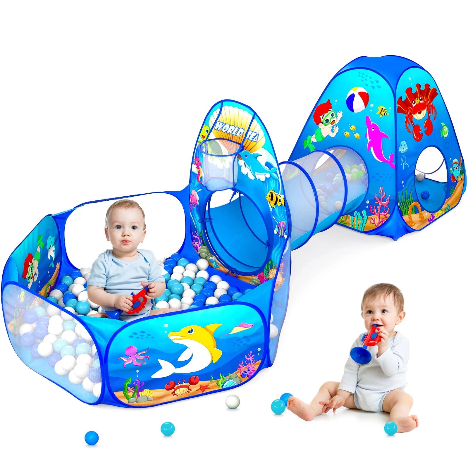3pc Kids Play Tent