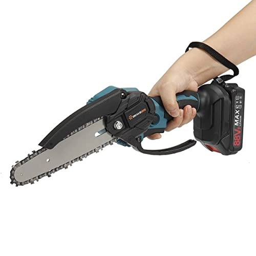 Mini Chainsaw - 6 Inch Cordless 2 Batteries
