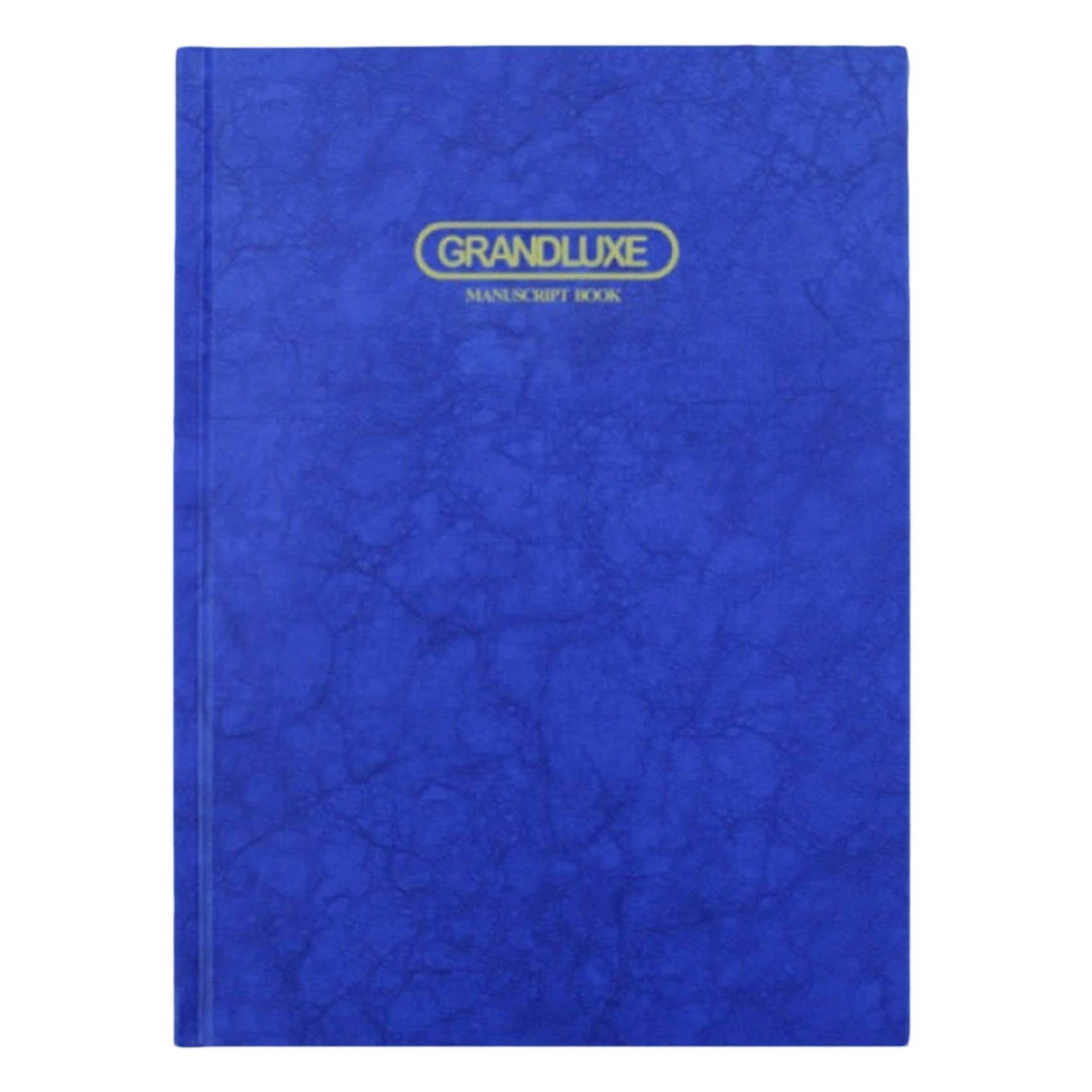 Grandluxe Manuscript Notebook 10x8inch Hardcover - Lined 200 Sheets