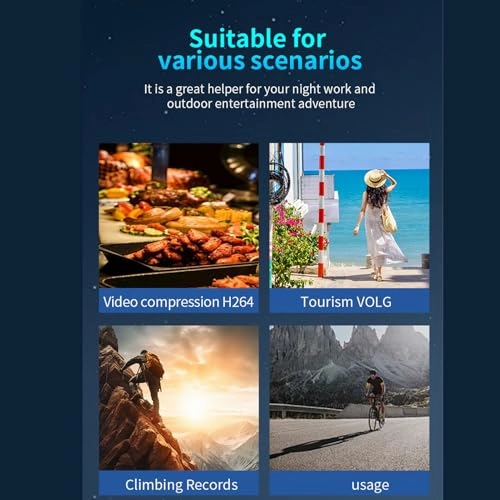 Action Camera Head Mount - 128GB 1080P