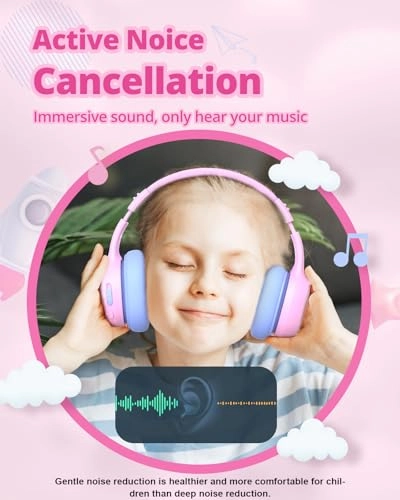 KH03 - Kids Headphones Active Noise Cancelling 70H Playtime