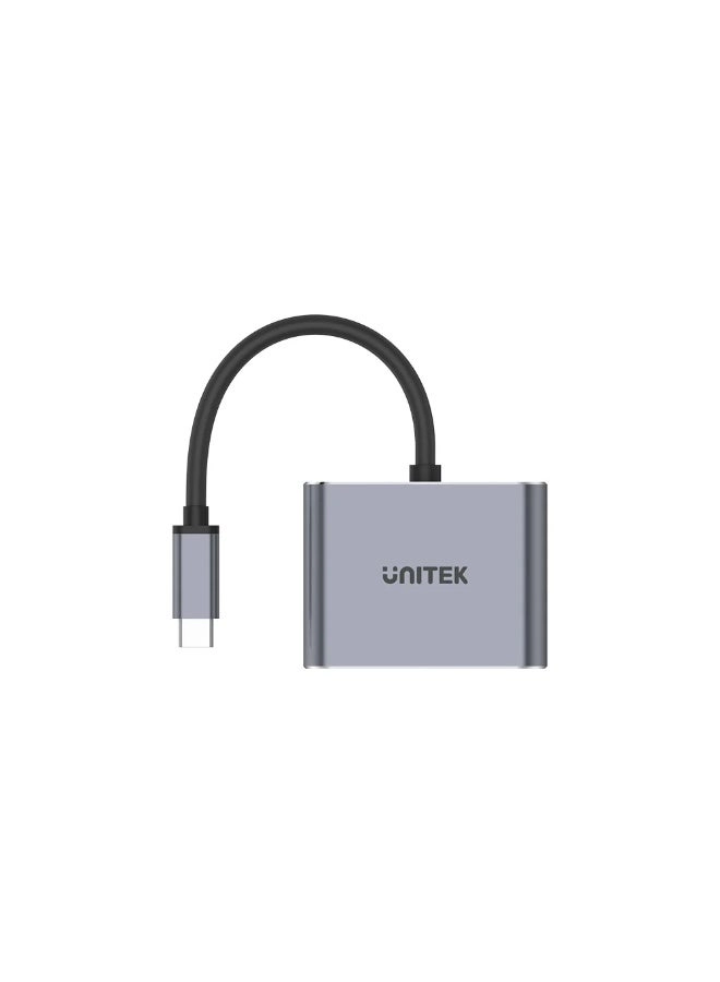 USB-C To HDMI And VGA Adapter - USB-C 4K@30Hz
