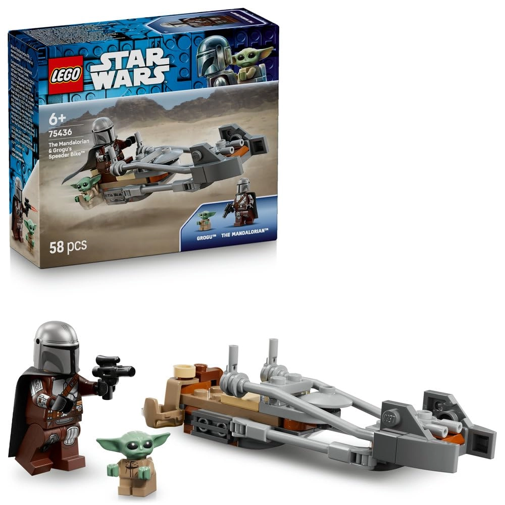 LEGO Star Wars The Mandalorian & Grogu’s Speeder Bike (75436)