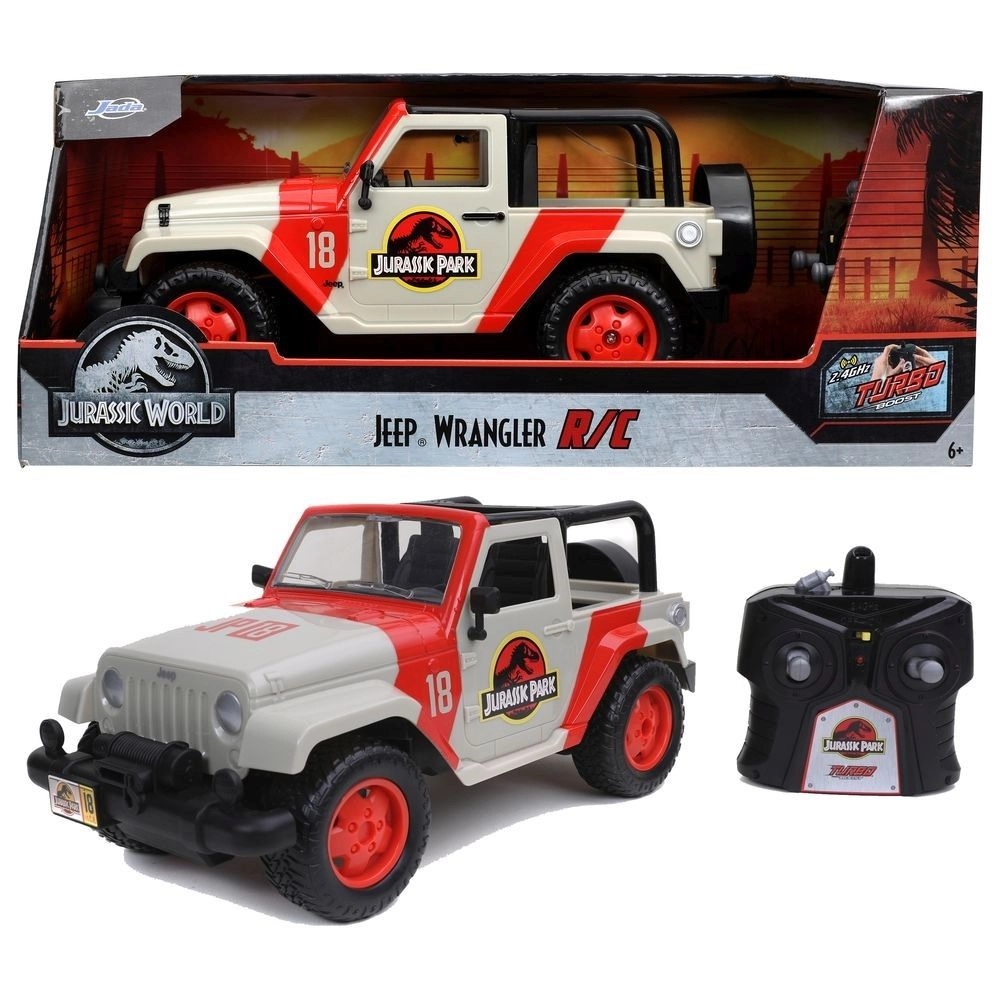 Jada Jurassic Park RC Jeep Wrangler - Turbo Boost 17 x 39 x 16 cm