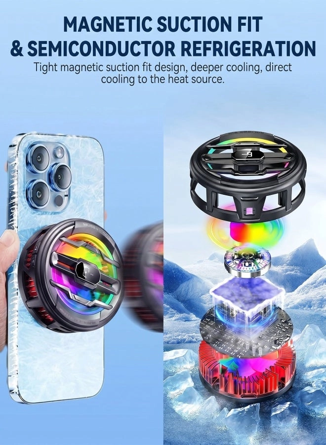 Phone Cooler - Magnetic 4-Level LCD RGB