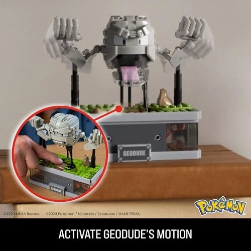 Geodude - Mini Motion 5 Inches Tall